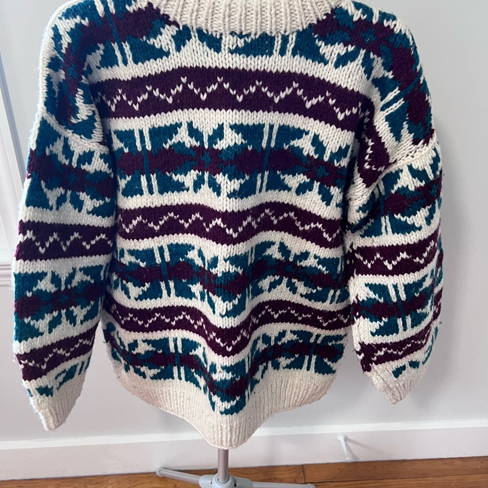 Vintage wool heavy sweater, Granola Girlies